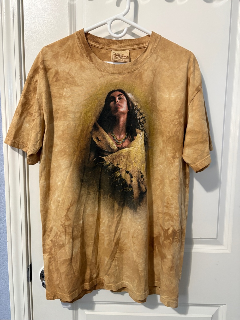 The Mountain T Shirt Adult Large Tie Dye Native American Indian 2007